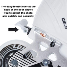 Load image into Gallery viewer, Alkali Cele Adjustable Senior Roller Hockey Skates
