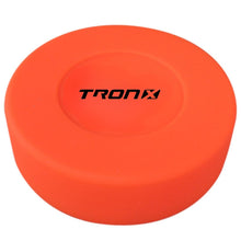 Load image into Gallery viewer, TronX Orange Floor Plastic Hockey Puck
