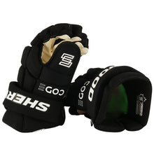 Load image into Gallery viewer, Sherwood Code NHL Team Stock Senior Hockey Gloves - Boston Bruins
