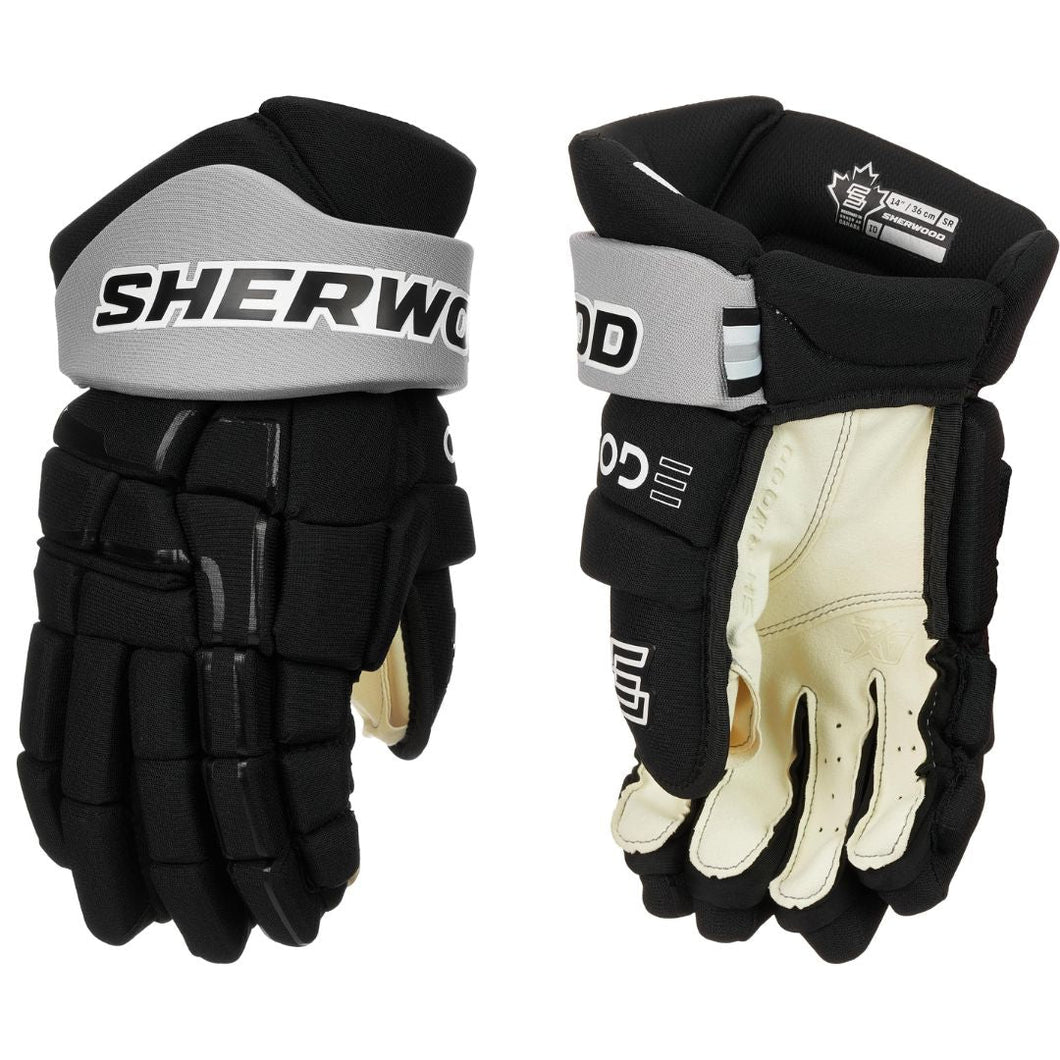 Sherwood Code NHL Team Stock Senior Hockey Gloves - Los Angeles Kings