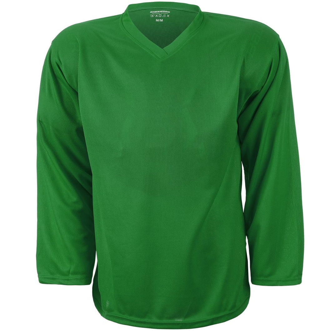 Sherwood SW100 Solid Color Practice Hockey Jerseys - Kelly Green