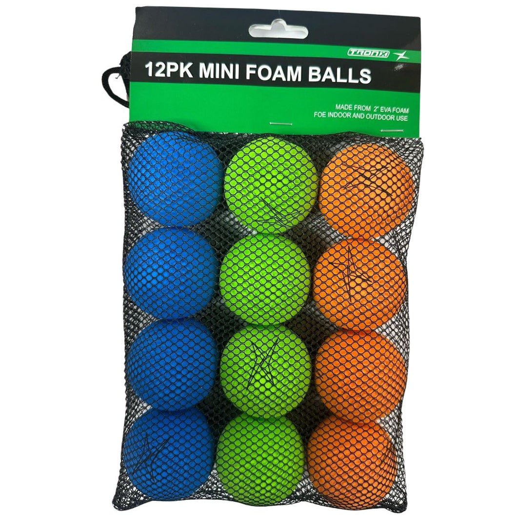 TronX 12-Pack Soft Mini Foam Hockey Balls