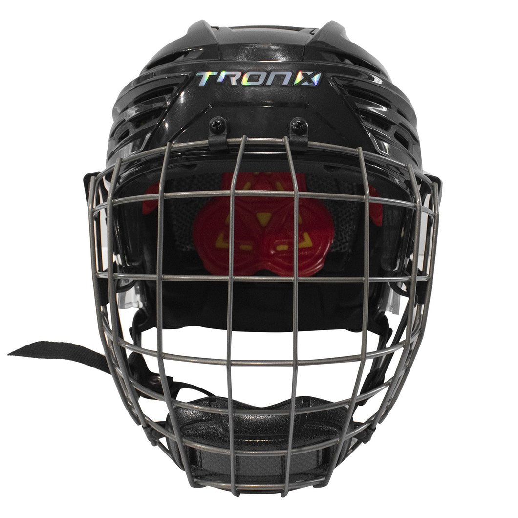 TronX Stryker Pro Hockey Helmet Combo