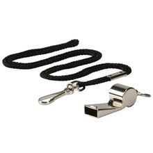 Load image into Gallery viewer, TronX Hockey Metal Fox Coaches Whistle with Lanyard
