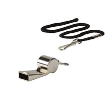 Load image into Gallery viewer, TronX Hockey Metal Fox Coaches Whistle with Lanyard
