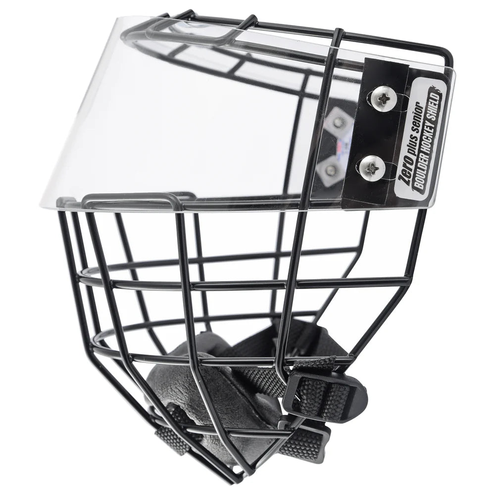 Zero Plus Mask Standard Adult large by Boulder Hockey Shield Co.