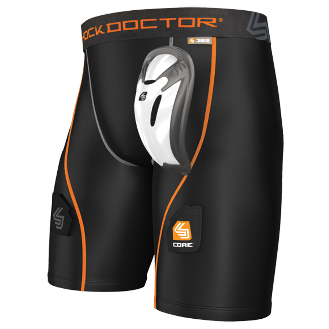 Shock Doctor 362 Senior Core Compression Jock Short With Bioflex Cup