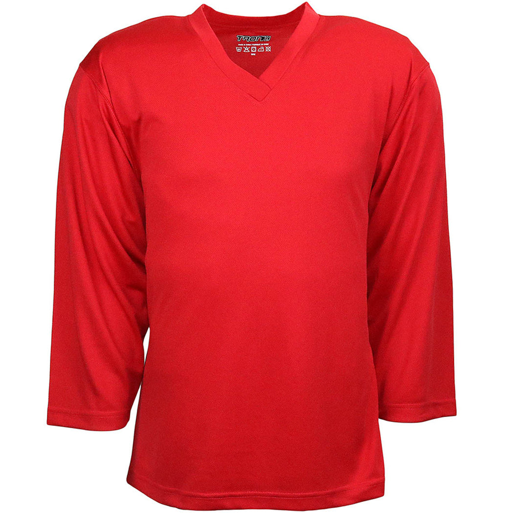 TronX DJ80 Practice Hockey Jersey - Red (LIMITED SIZES)