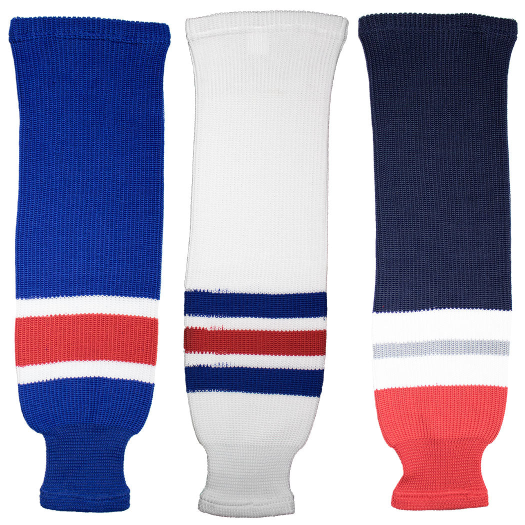 New York Rangers Knitted Ice Hockey Socks (TronX SK200)