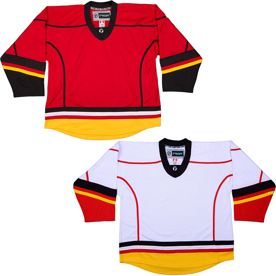 Calgary Flames Hockey Jersey - TronX DJ300 Replica Gamewear