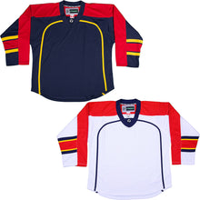 Load image into Gallery viewer, Florida Panthers Hockey Jersey - TronX DJ300 Replica Gamewear
