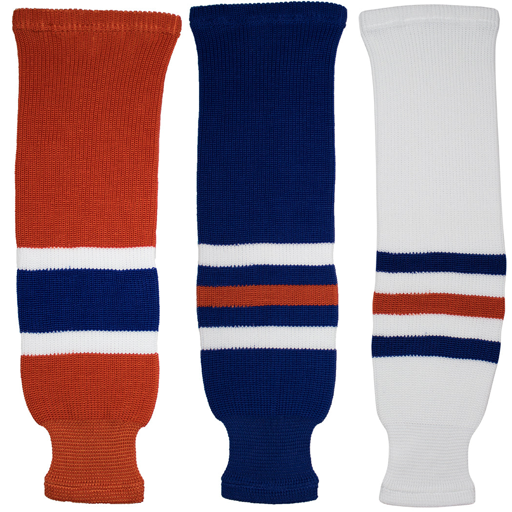 Edmonton Oilers Knitted Ice Hockey Socks (TronX SK200)