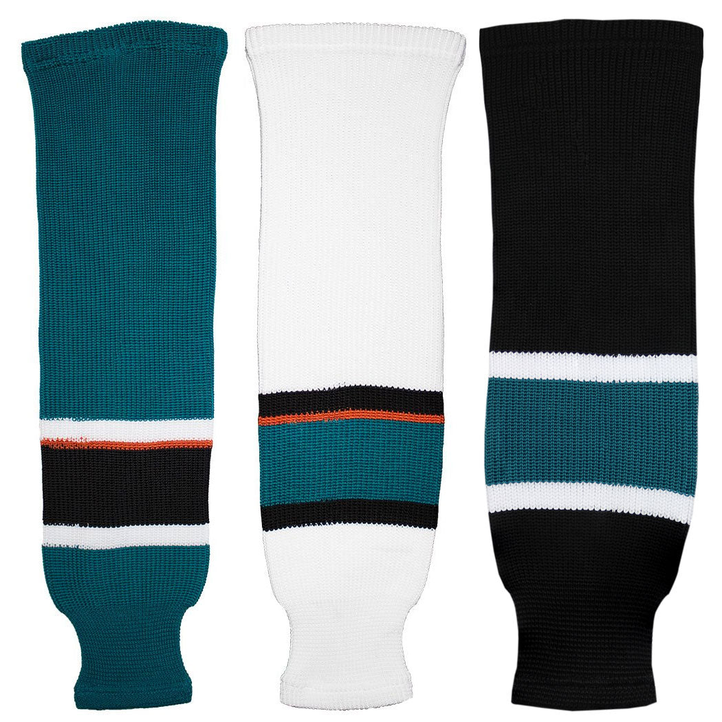 San Jose Sharks Knitted Ice Hockey Socks (TronX SK200)