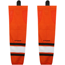 Load image into Gallery viewer, Philadelphia Flyers Hockey Socks - TronX SK300 NHL Team Dry Fit
