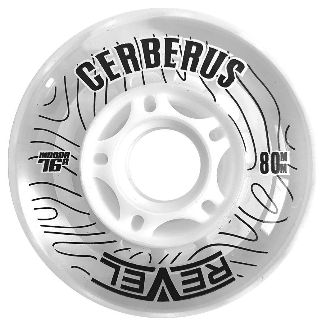 Alkali Revel Cerberus Clear Indoor Roller Hockey Wheels (76A)