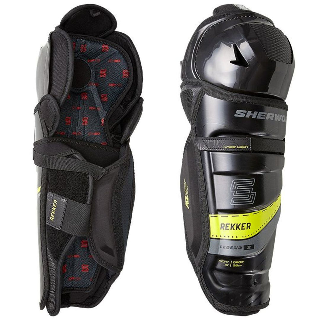 Sherwood Rekker Legend 2 Junior Hockey Shin Guards