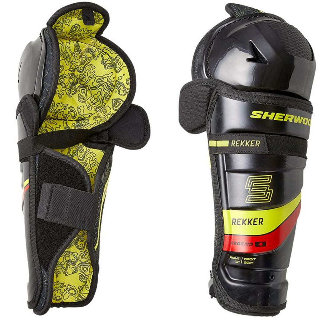 Sherwood Rekker Legend 4 Junior Hockey Shin Guards