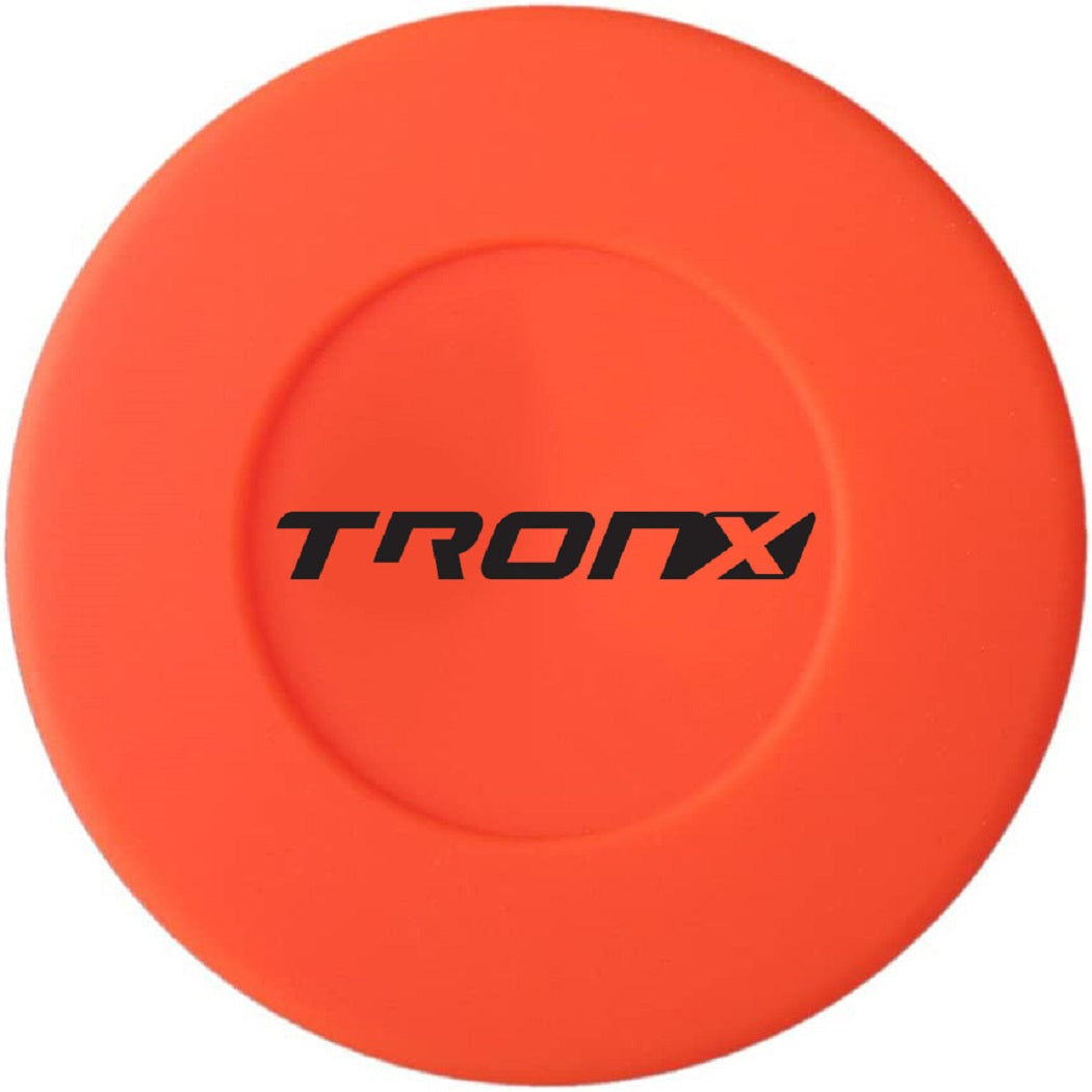 TronX Orange Floor Plastic Hockey Puck